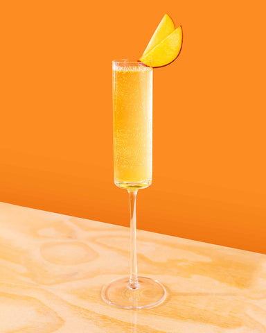  Bellini with Peach Syrup