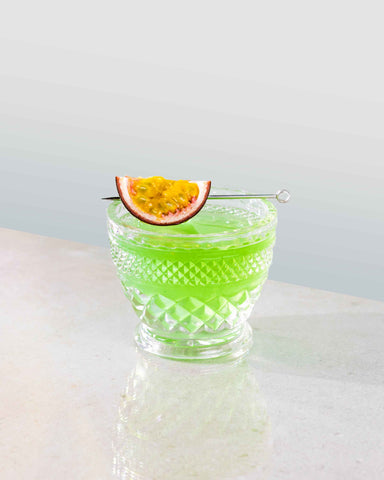 Passion Fruit Daiquiri with Emerald Unicorn Syrup