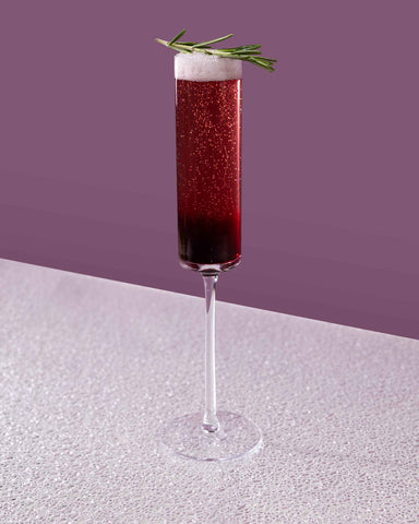 Kir Royal au sirop de bleuet