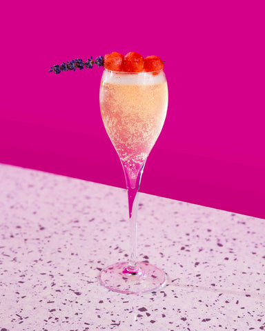 Kir de princesse au sirop de licorne rose