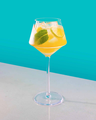 White Sangria with Grapefruit and Pineapple Syrups