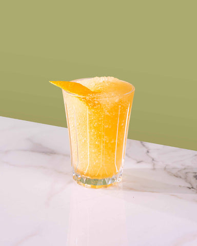 Old Fashioned Slush with Orange Syrup