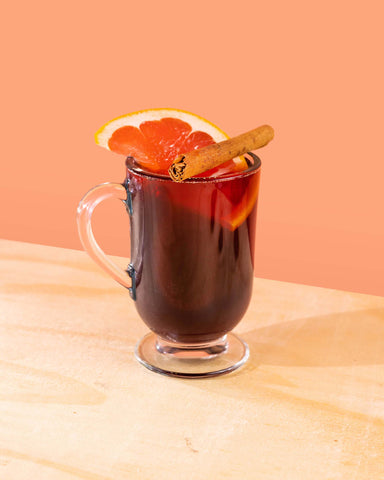 Spiced Mulled Wine with Ginger Syrup